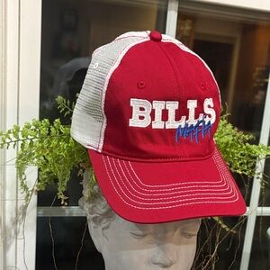 Red and White Bills Mafia Cap